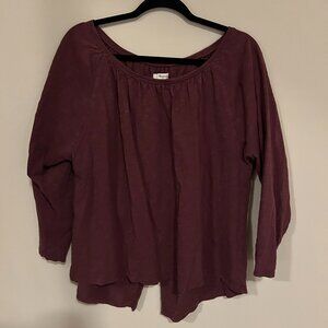 Madewell Maroon Top